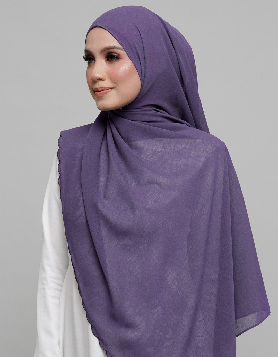 Helen Shawl Sulam - 01 Brinjal