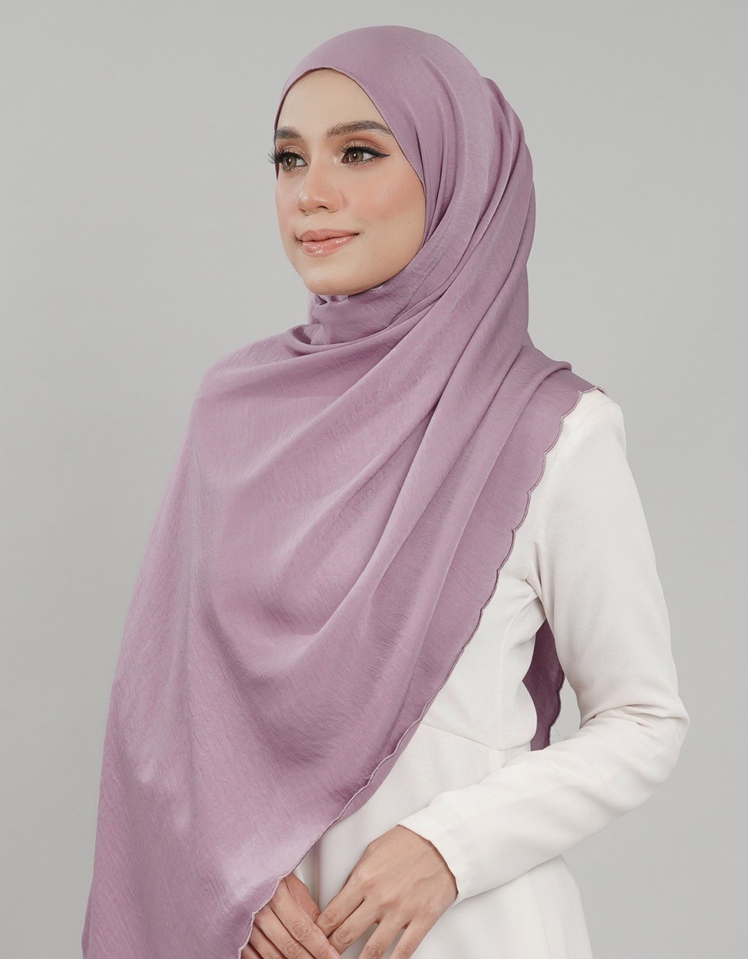 Akasia Shawl Sulam - 01 Amethyst