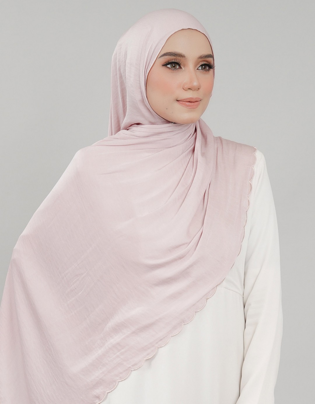 Akasia Shawl Sulam - 02 Lavendar Blush