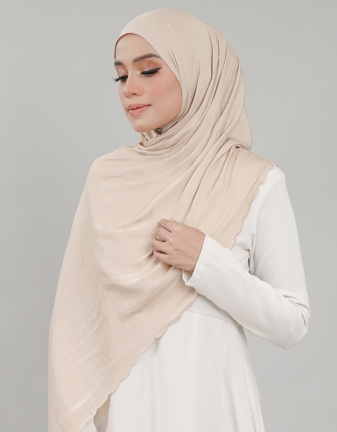 Akasia Shawl Sulam - 11 Wheat