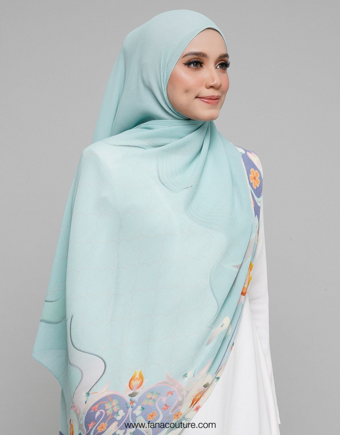 Dayang Pleated Shawl - 10 Glasier