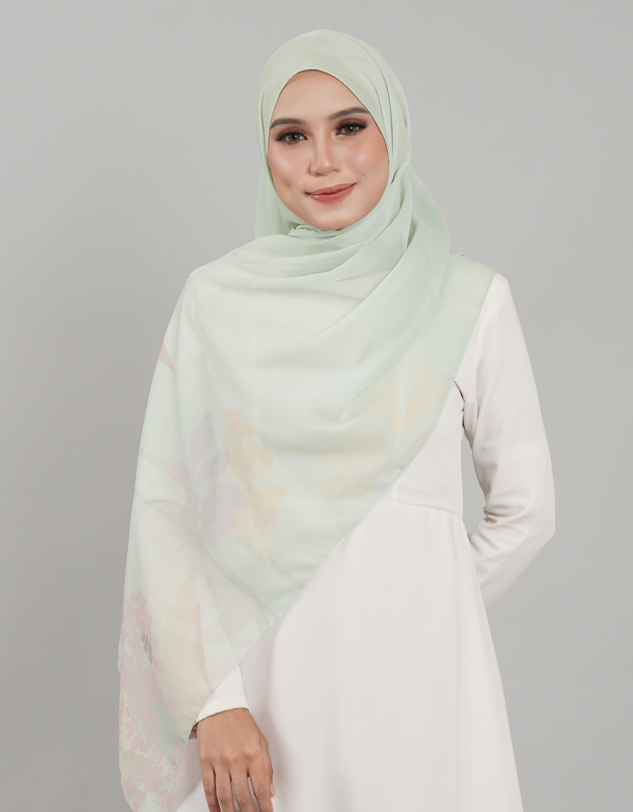 Sutra Shawl Printed - 07 Alamanda