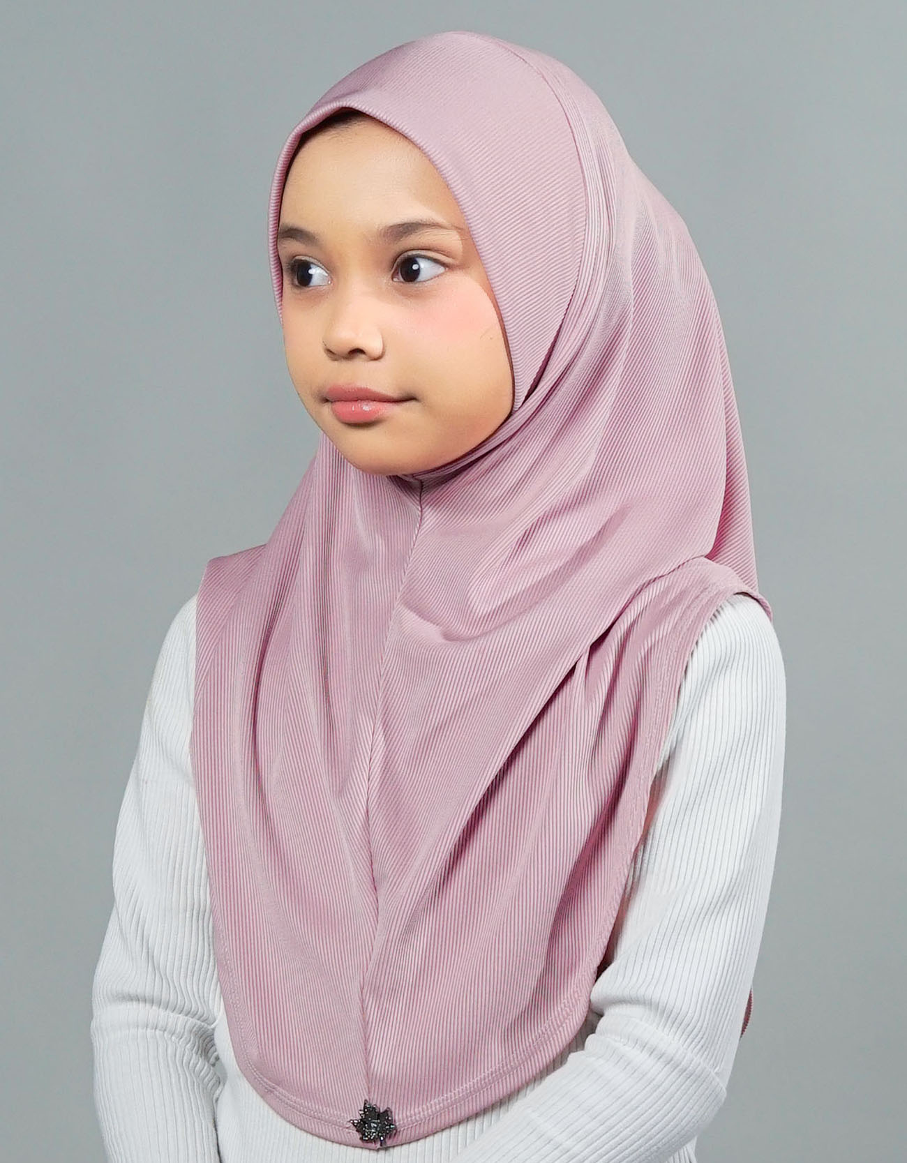 Eshal Plain Kids - 01 Thistle Purple