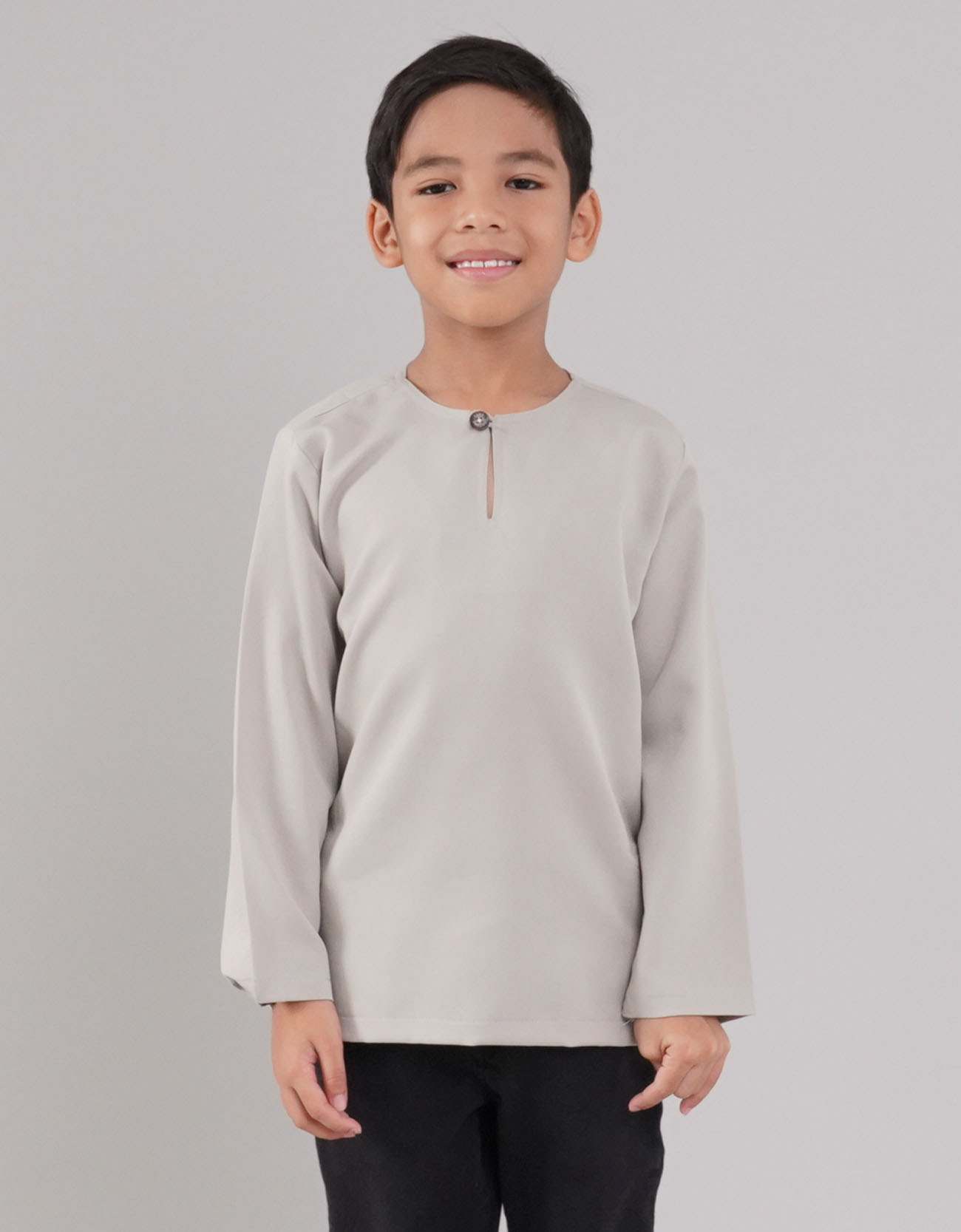 Kurta Furqan Kids - 09 Light Grey