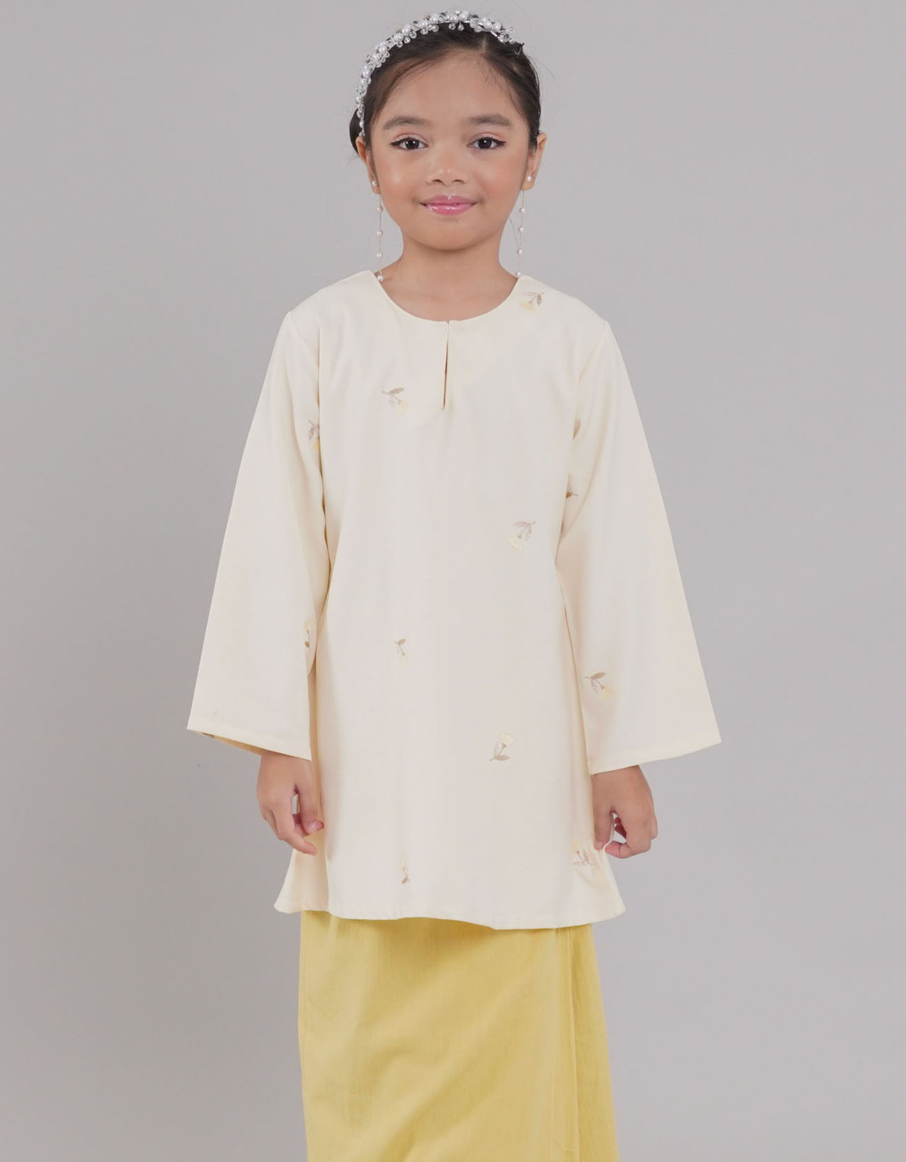 Teratai Kurung Riau Kids - 02 Yellow