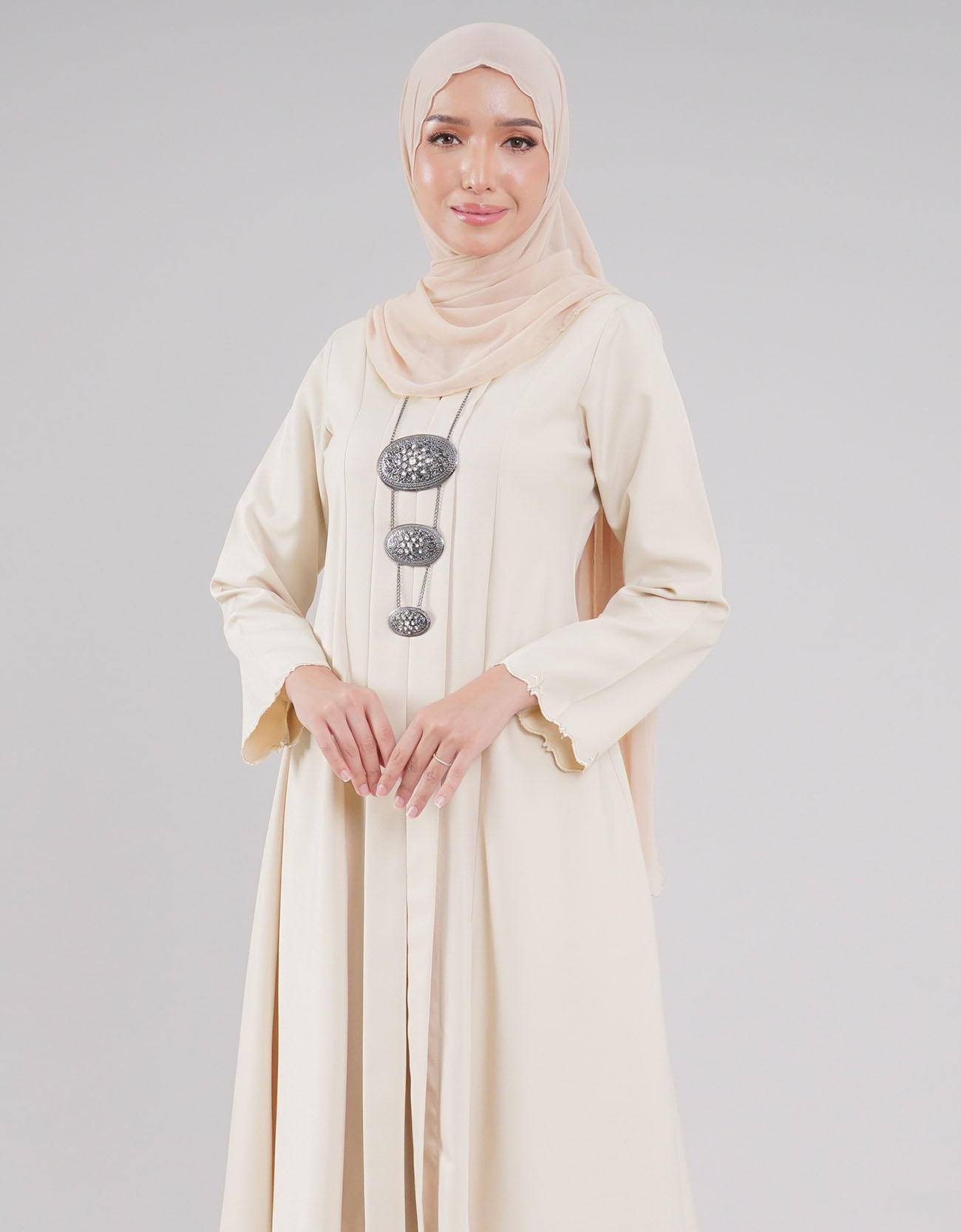 Embun Kebarung Adult Marle Cotton - 01 Thick Cream