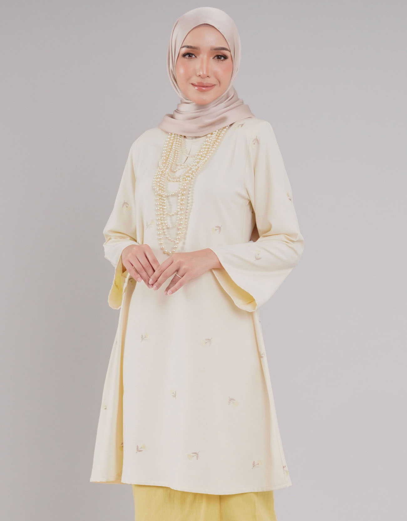 Teratai Kurung Riau Adult - 02 Yellow