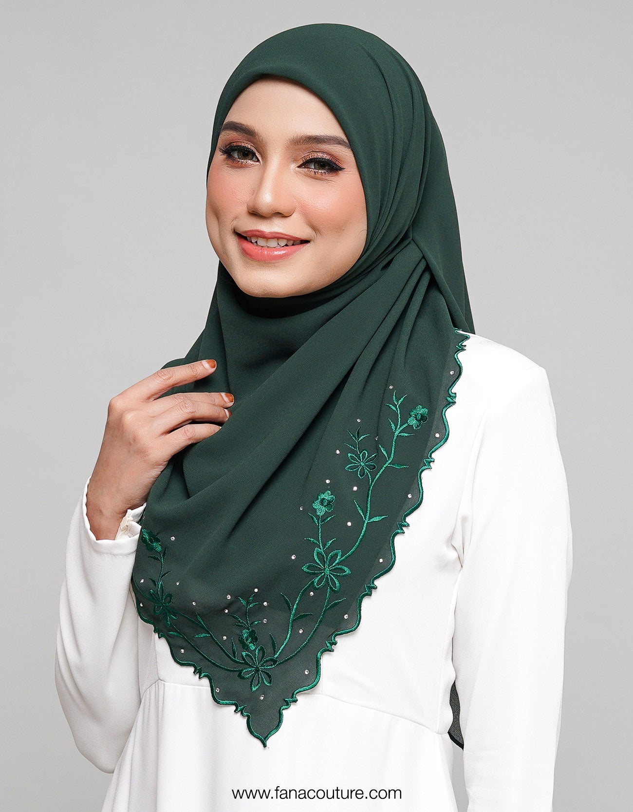 Seri Bawal Sulam - 09 Dark Green