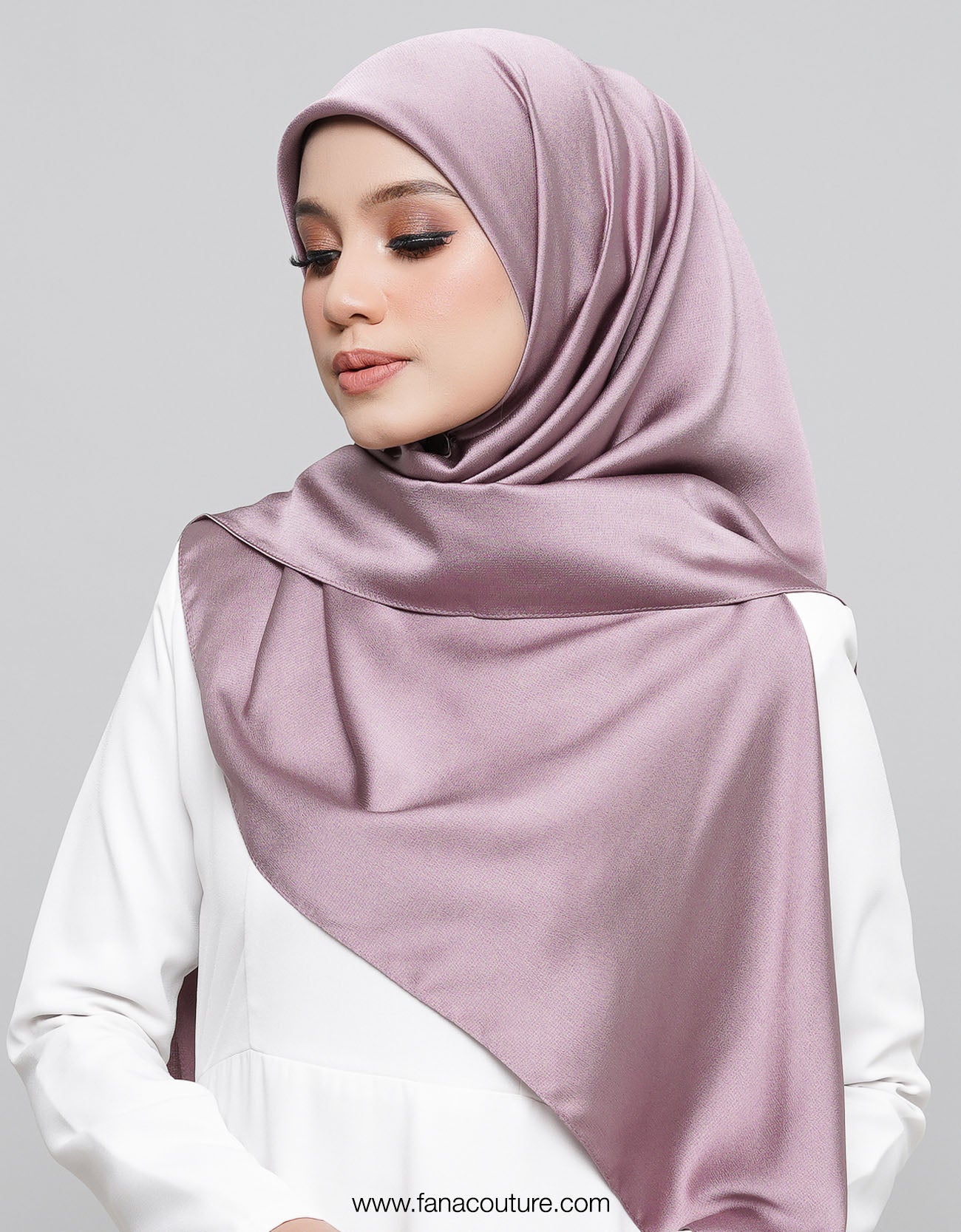 Yuki Bawal Satin - 07 Antique Mauve