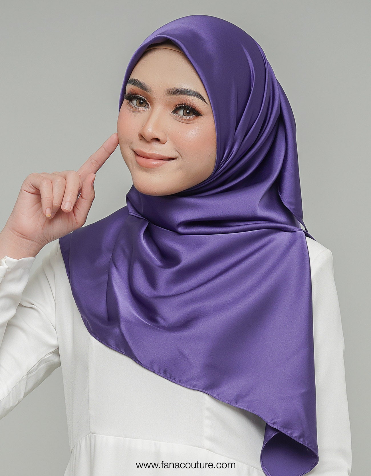 Haayu Bawal Satin - 03 Purple