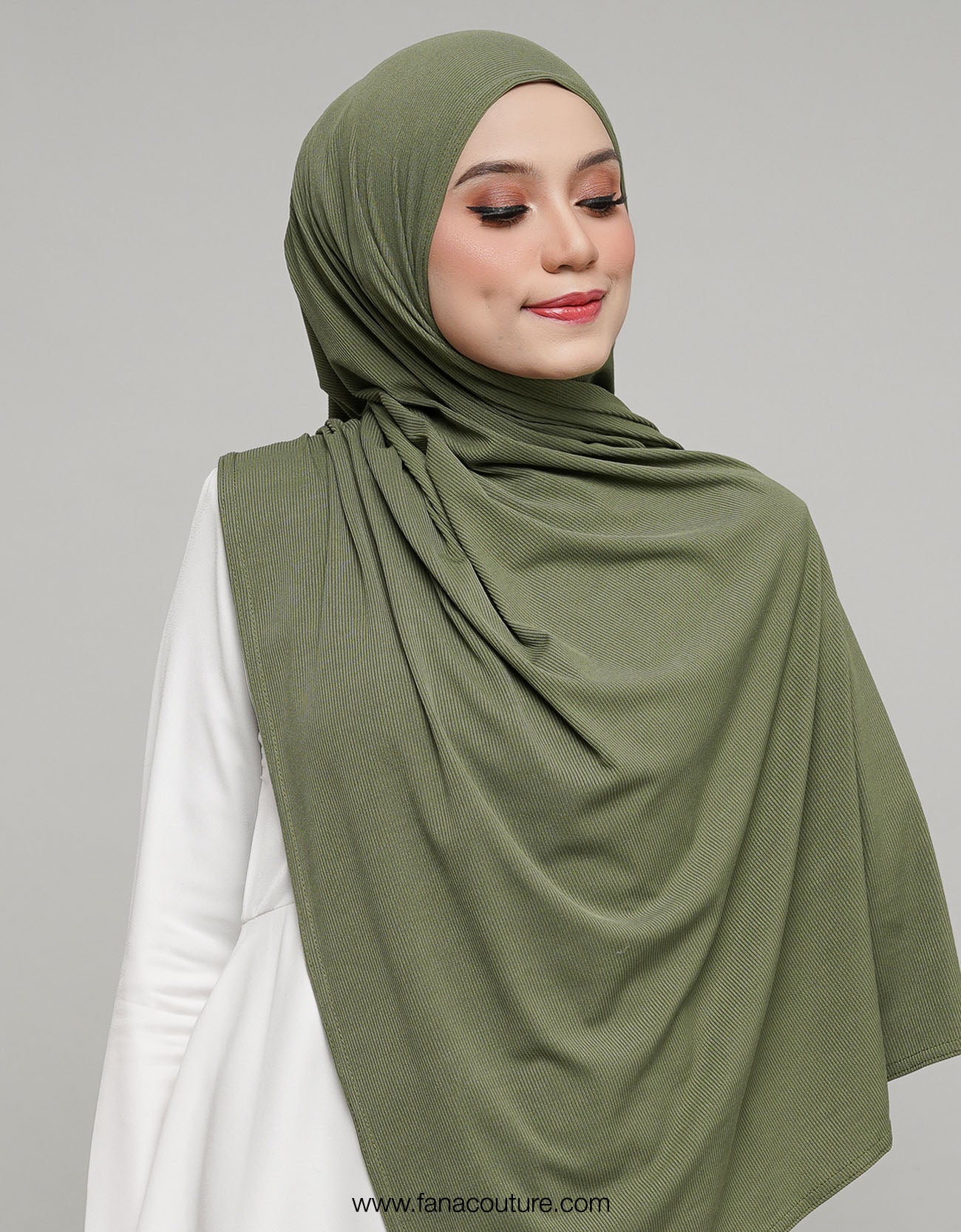 Lisa Shawl Plain - 05 Olive