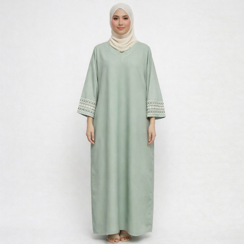 Lacy Kaftan - 05 Mint Green
