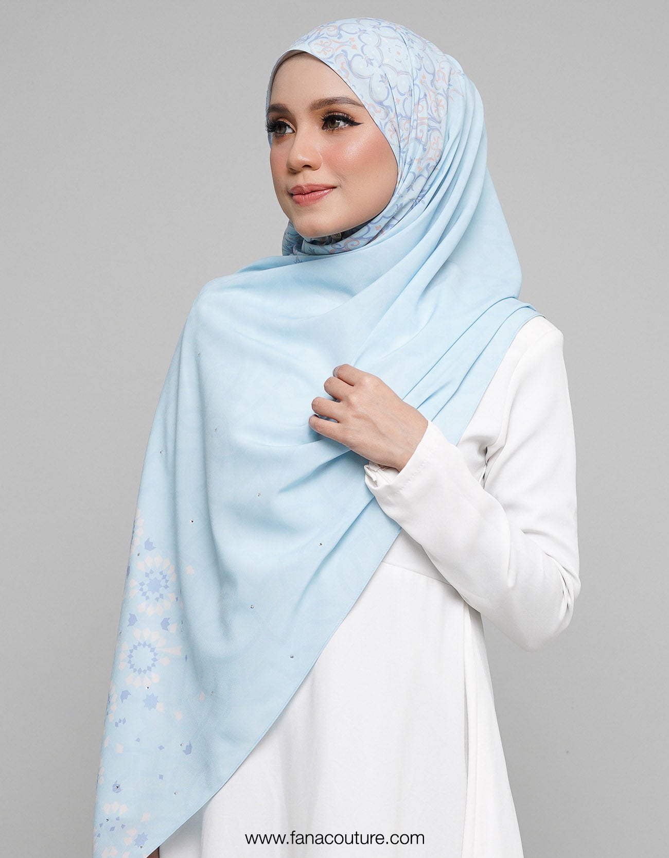 Ratu Shawl Premium - 09 Periwinkle